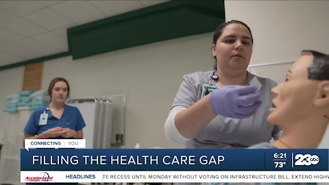 Trying to fill the health care gap