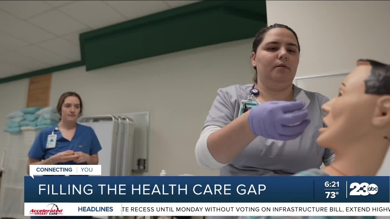 Trying to fill the health care gap