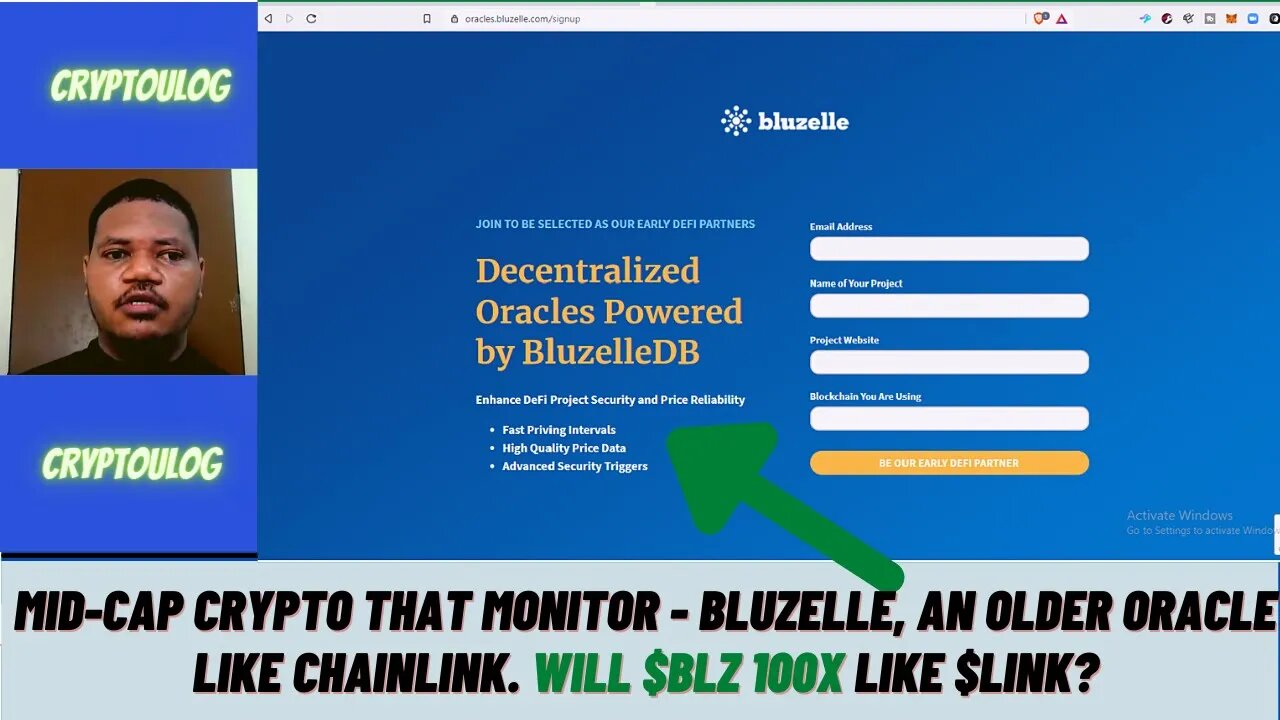 Mid-Cap Crypto That Monitor - Bluzelle, An Older Oracle Like ChainLink. Will $BLZ 100X Like $LINK?