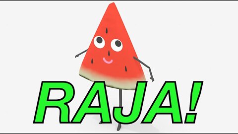 Happy Birthday RAJA! - WATERMELON Birthday Song