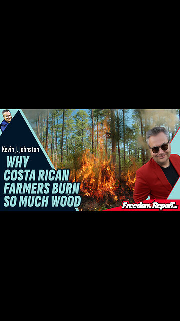 Why Farmers BURN Lots Of Trees In COSTA RICA