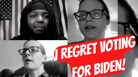 Biden Supporters Regretting Their Choice, a black man, a Trans person, and a Homeless mother.
