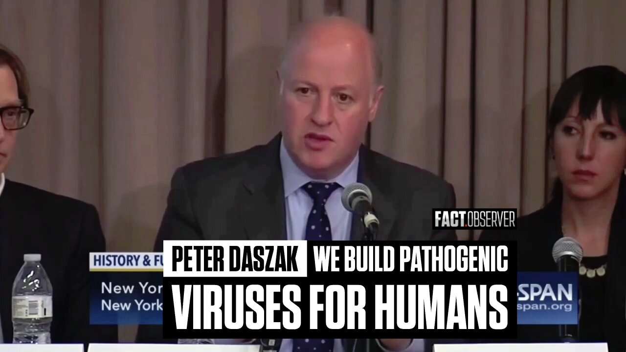 Peter Daszak - We build pathogenic viruses for humans