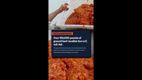 Over 160,000 pounds of ground beef recalled over E. coli risk