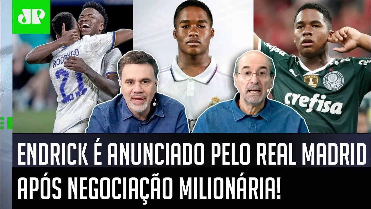 "O Endrick foi VENDIDO ao Real Madrid por UMA FORTUNA! E pra mim..." Jovem do Palmeiras é EXALTADO!