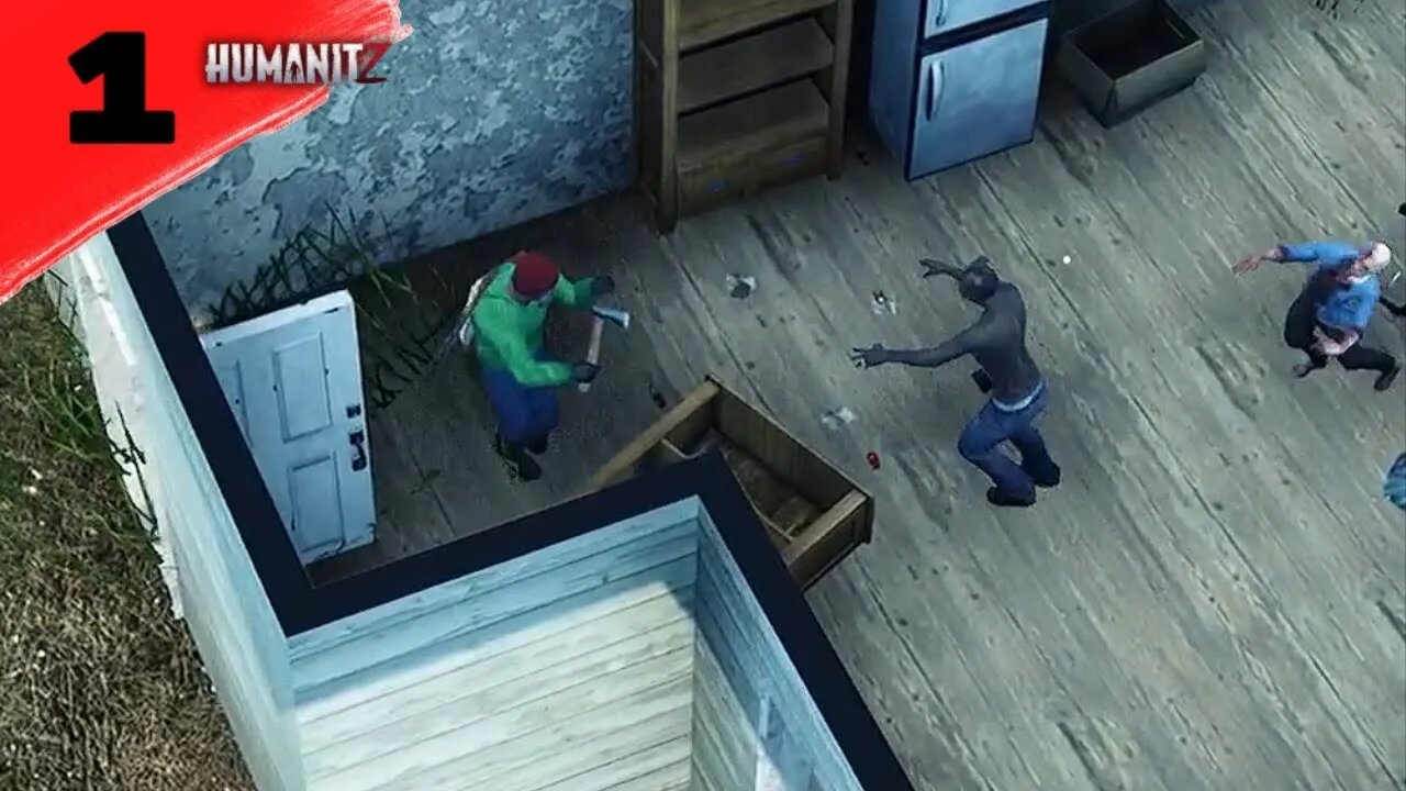 Procurando Peças para o FURGÃO BRANCO e Encontrar um Local SEGURO no Apocalipse Zumbie - HumanitZ