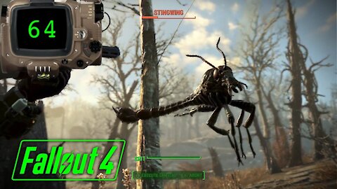 Fallout 4 (Nightmare / Gross Bug!) Let's Play! #64