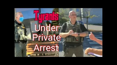 Preview of Polly Audis Exacuting a Private Arrest on Sheriff Officials