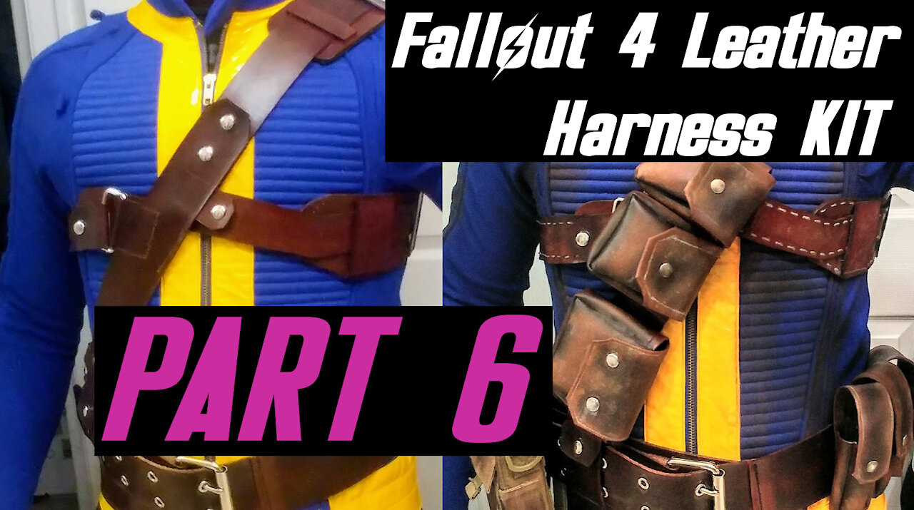 Fallout 4 Leather Chest Piece Harness Kit 06