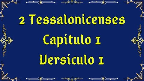 Como se diz 2 Tessalonicenses 1:1 em Hebraico?