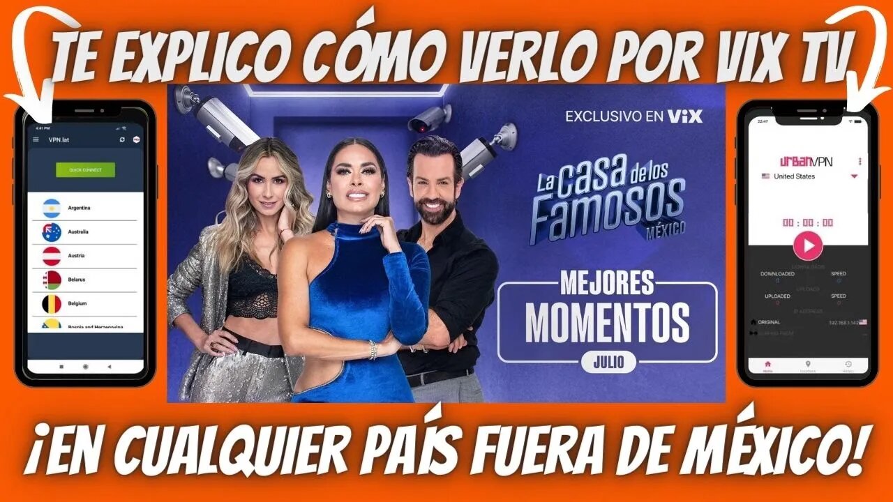 Cómo Ver LA CASA DE LOS FAMOSOS MÉXICO POR @vix || Solución de @Leogomez-LG