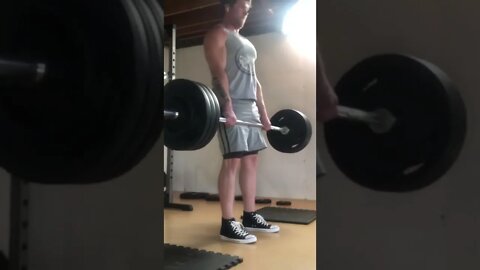 325 No Belt Deadlift Max #shorts