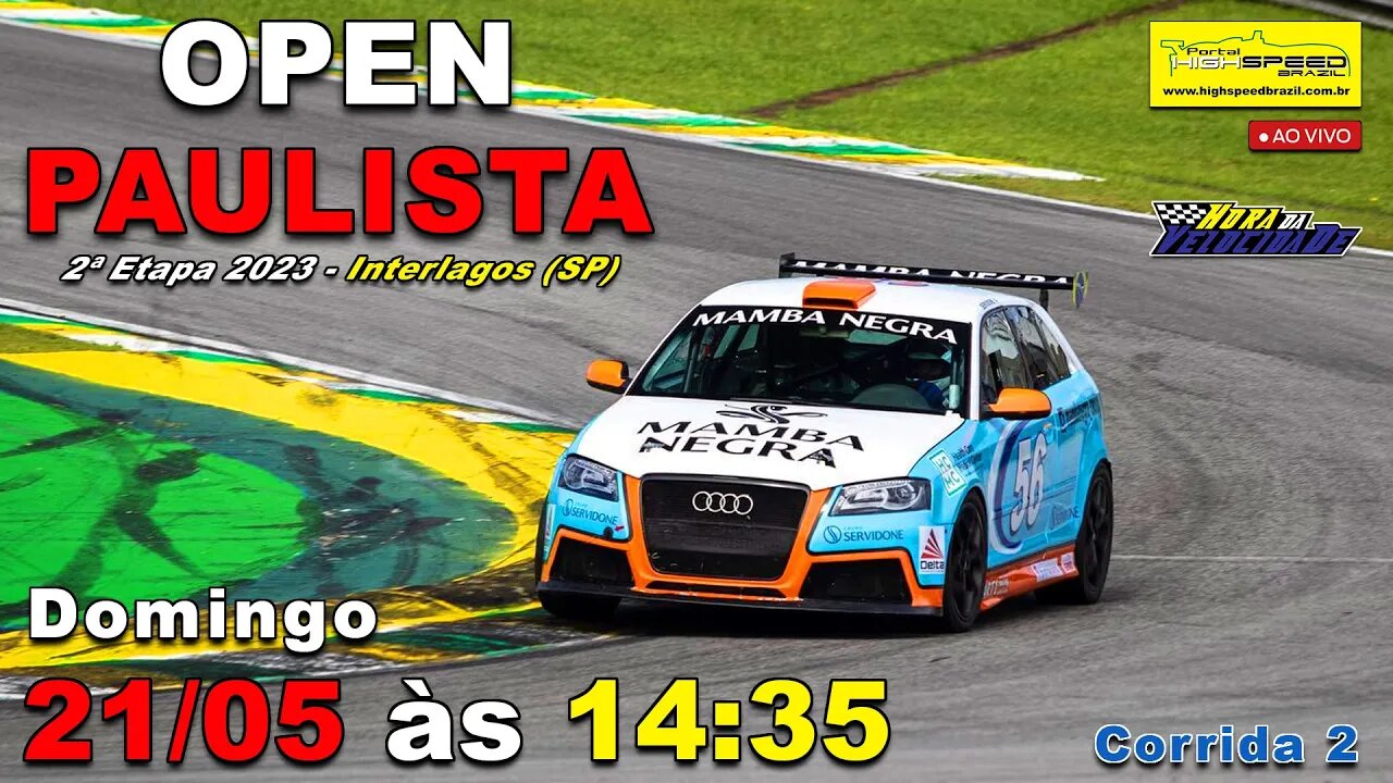 OPEN PAULISTA | Corrida 2 | 2ª Etapa 2023 | Interlagos (SP) | Ao Vivo