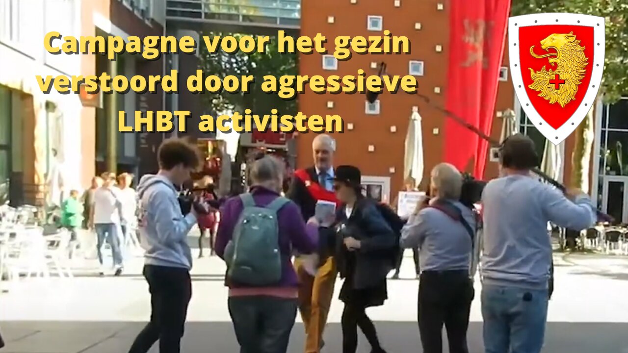 Campagne voor het gezin verstoord door agressieve LHBT activisten