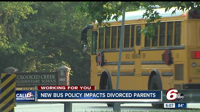 CALL 6: New Washington Township school bus policy impacts divorced parents