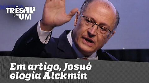 Em artigo na Folha, Josué elogia Alckmin