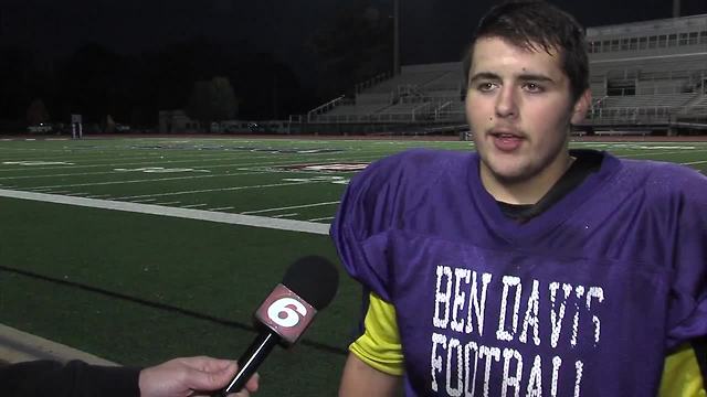 Tommy Macdonald: Football player and 5.1 GPA at Ben Davis High School