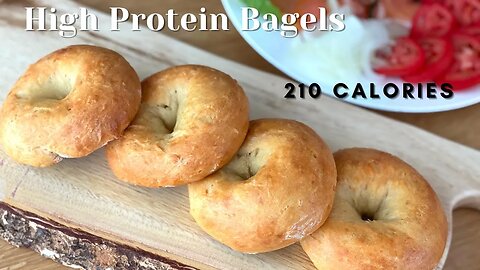 High Protein Yogurt Bagels #shorts