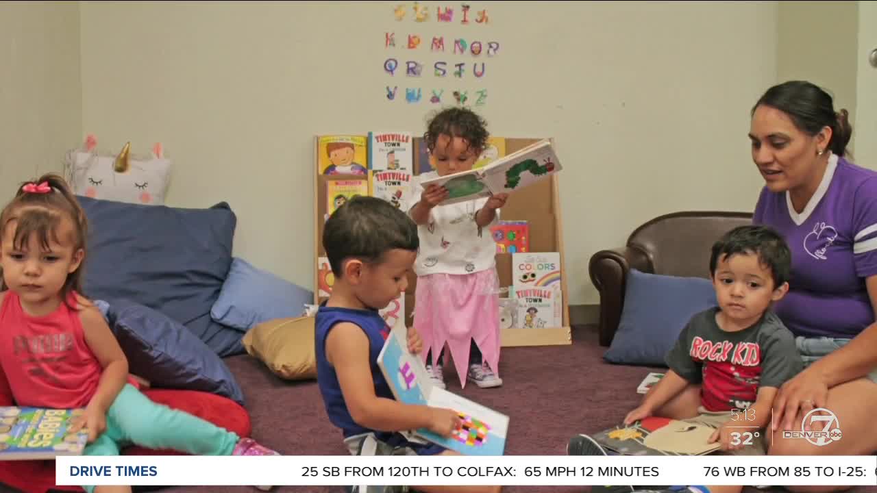 Florence Crittenton Early Learning Center sends books home with families