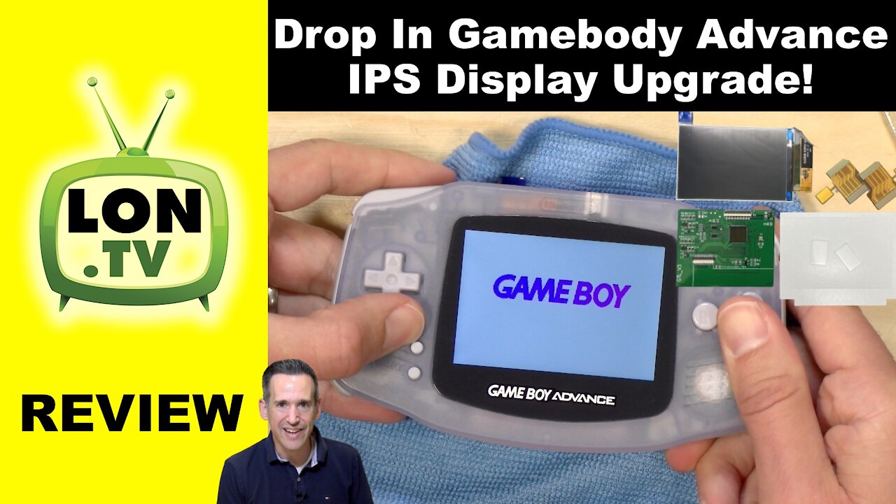 Gameboy Advance Drop In, No Cut Backlit IPS Screen Replacement Review!