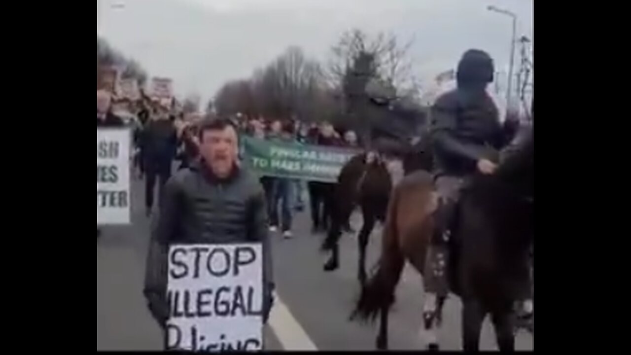 Irish People Fed Up with Illegal Invaders