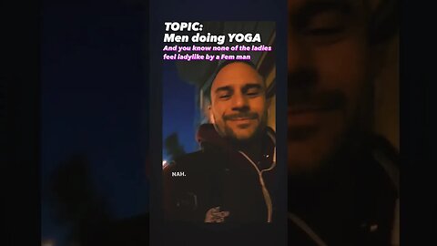 Men doing YOGA