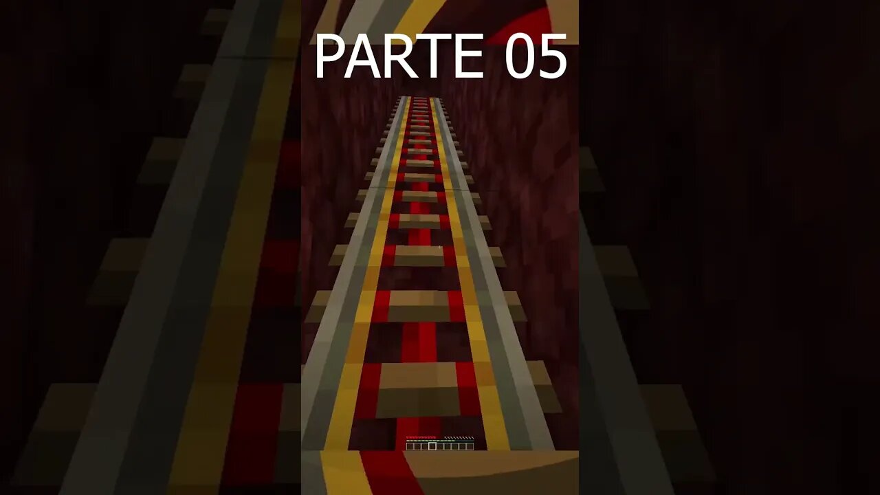 Super Roller Coaster (montanha russa) minecraft parte 5 #funnyvideo #funny #minecraft