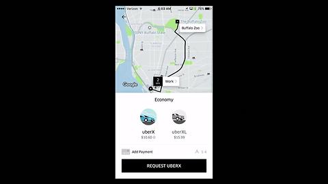 Uber has arrived, so we called an Uber driver!