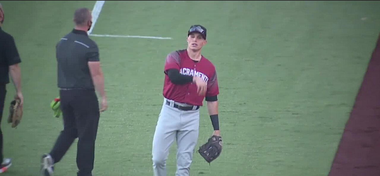 Drew Robinson kicks off baseball comeback in hometown against Las Vegas Aviators
