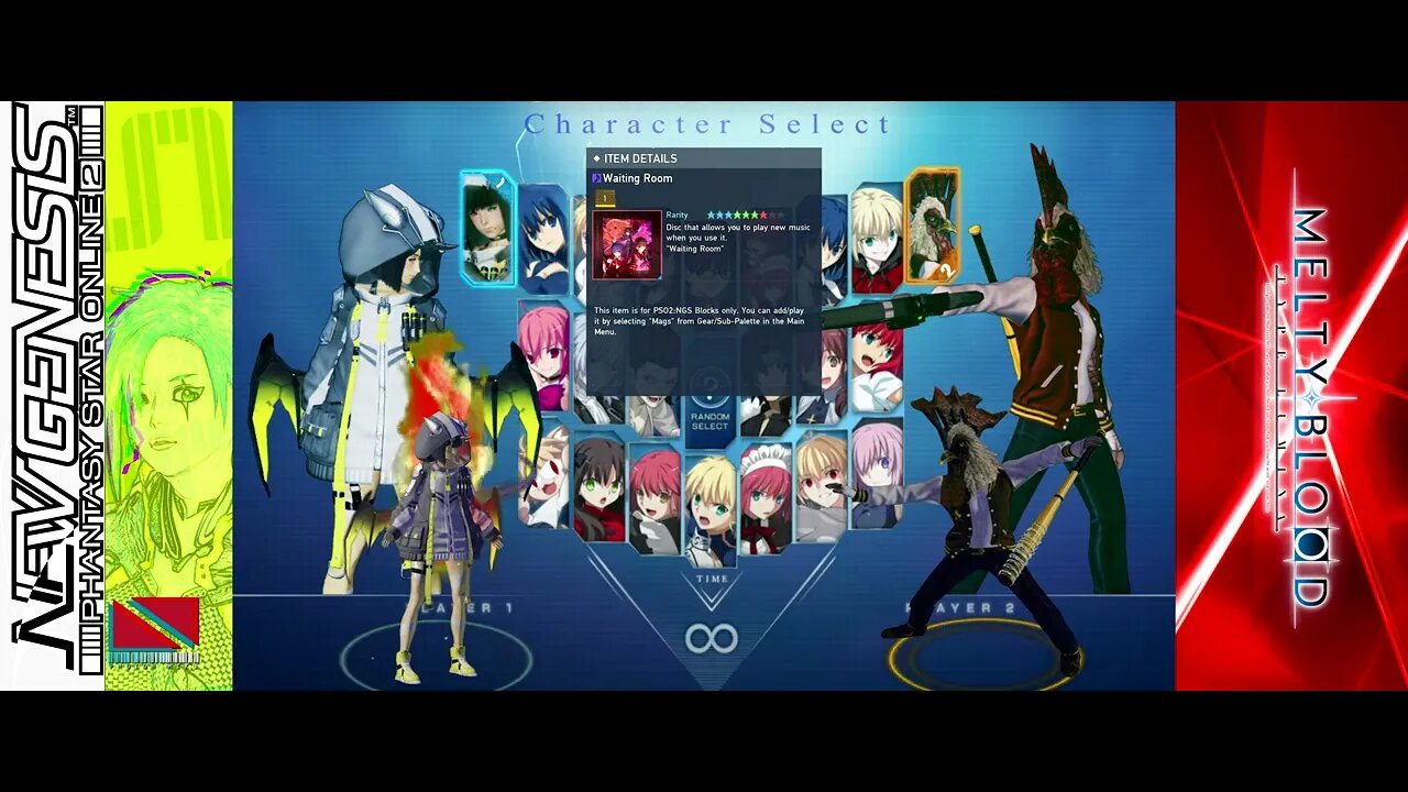 PSO2:NGS Music Disc: "Waiting Room" from Melty Blood