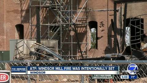 Windsor Mill fire intentionally set, officials offering $10,000 reward