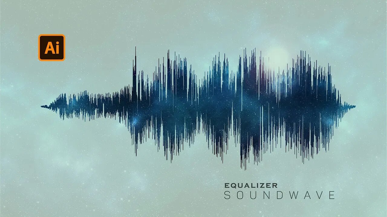 How To Create Graphic Equalizer Soundwave In Adobe Illustrator Tutorial