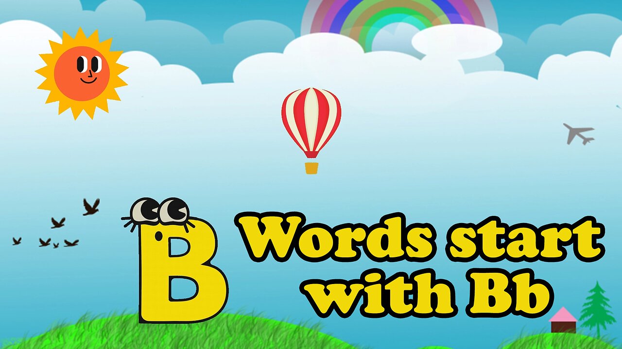 Words start with Bb | 'b' Words | Phonics | Learn Letter Bb | abc