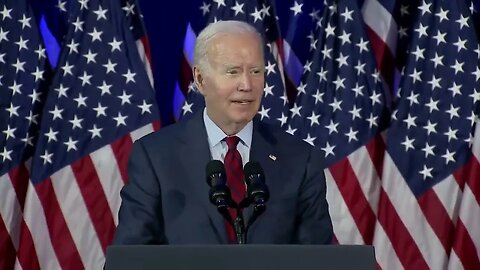 Biden As He Takes Stage At His Event: "Jill Said You Women Should Take Off Your High Heels"