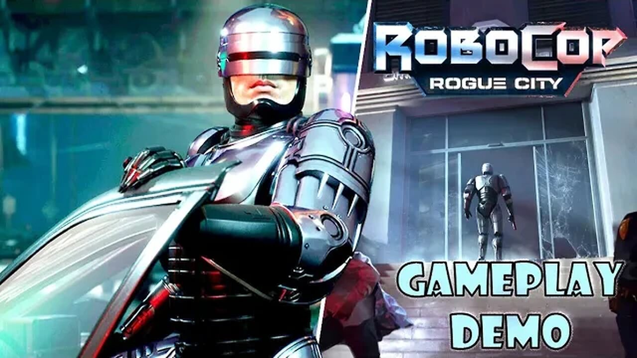 Robocop Rogue City PC Demo Part 1 - Hostage Rescue Mission and City Exploration