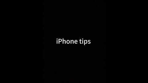 iPhone tip❤️