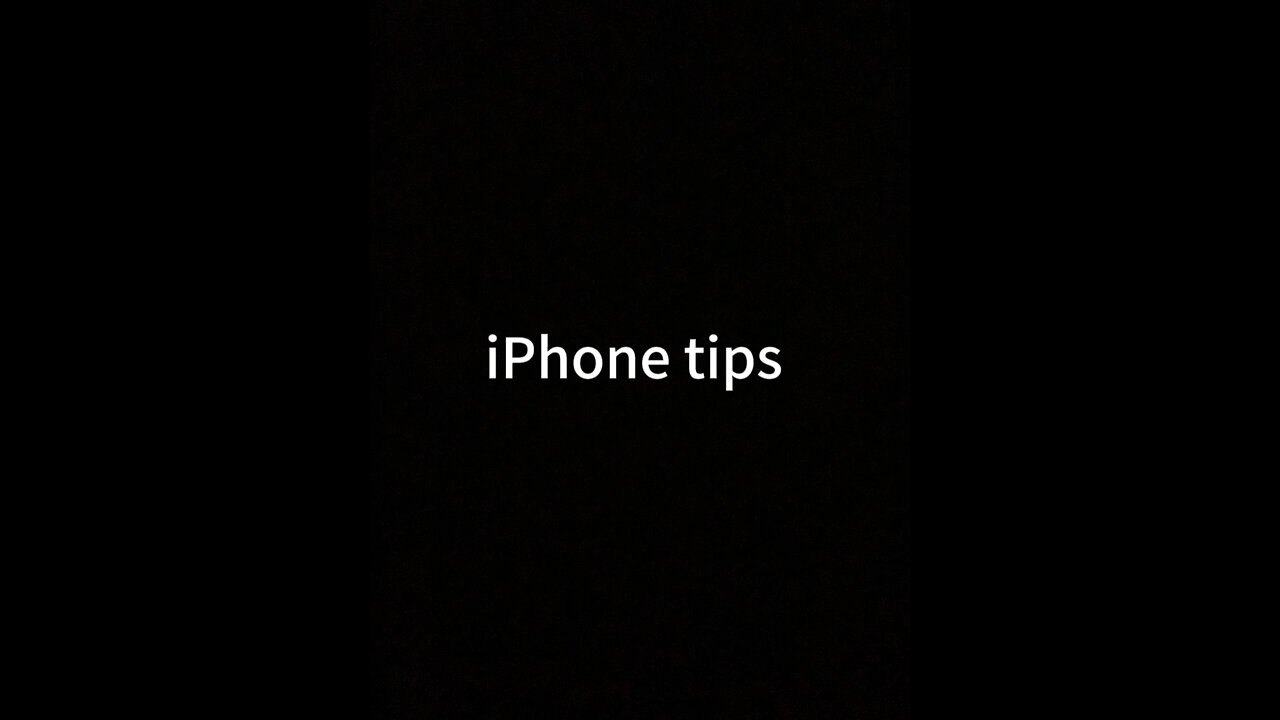 iPhone tip❤️