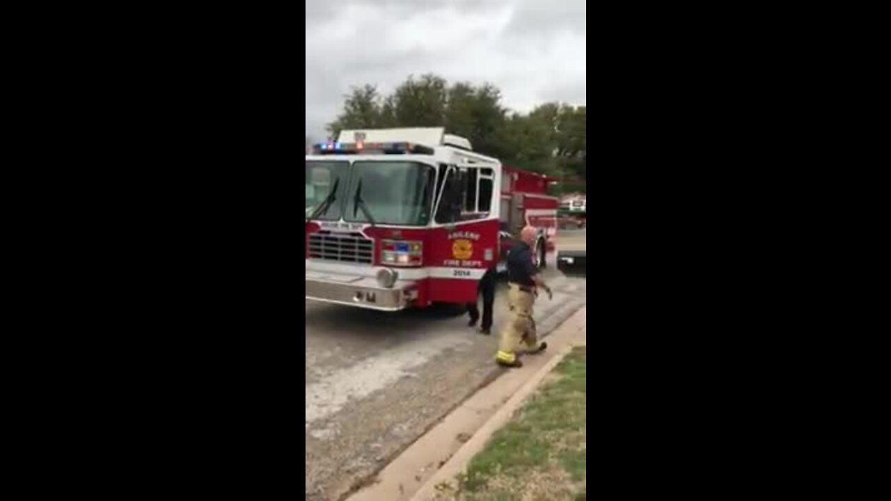 Firemen Visit Son Of Deployed Solder And Gift Him With The Best Surprise Ever!