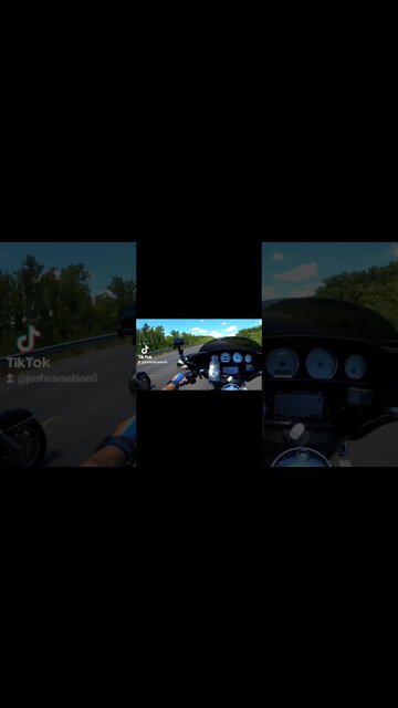 Pop's Garage and @rusty7two doing what kids do, riding bikes. #motorcycle #harleydavidson