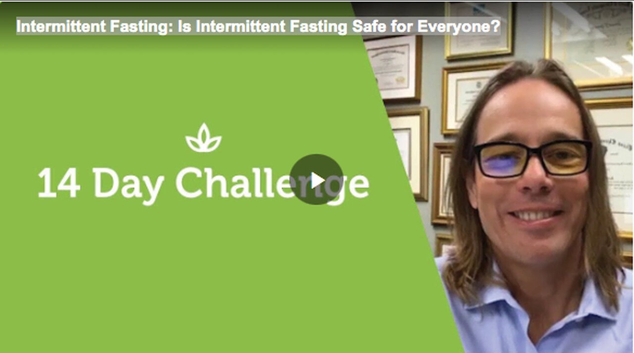 Intermittent Fasting: Is Intermittent Fasting Safe for Everyone?