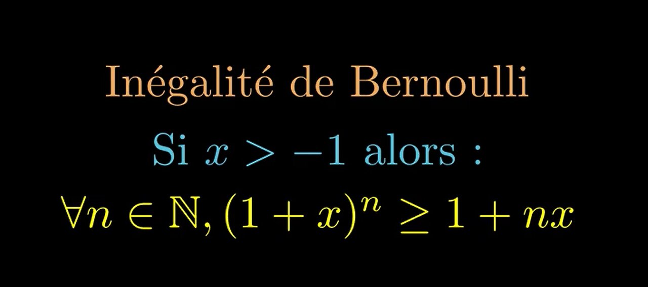 Inégalité de Bernoulli