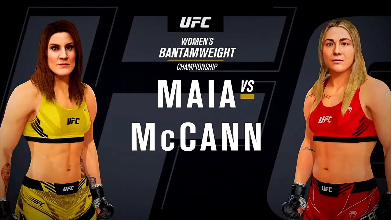 EA Sports UFC 4 Gameplay Molly McCann vs Jennifer Maia