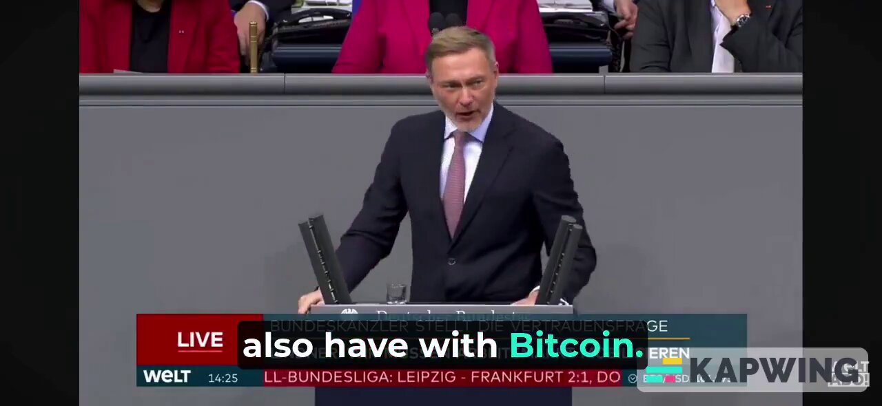 Just-Fired, Christian Lindner, says Germany is making a HUGE Mistake by not Adopting Bitcoin 🪙