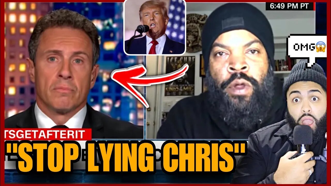 **OH LORD!! HE IS PISSED!! Ice Cube DESTROYS Chris Cuomo for this Lie about Trump "STOP LYING"