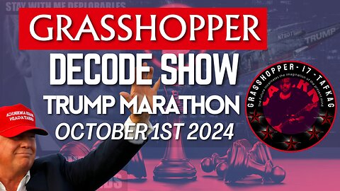 Grasshopper Live Decode Show - President Trump Rally Milwaukee, MI (October 1st 2024))
