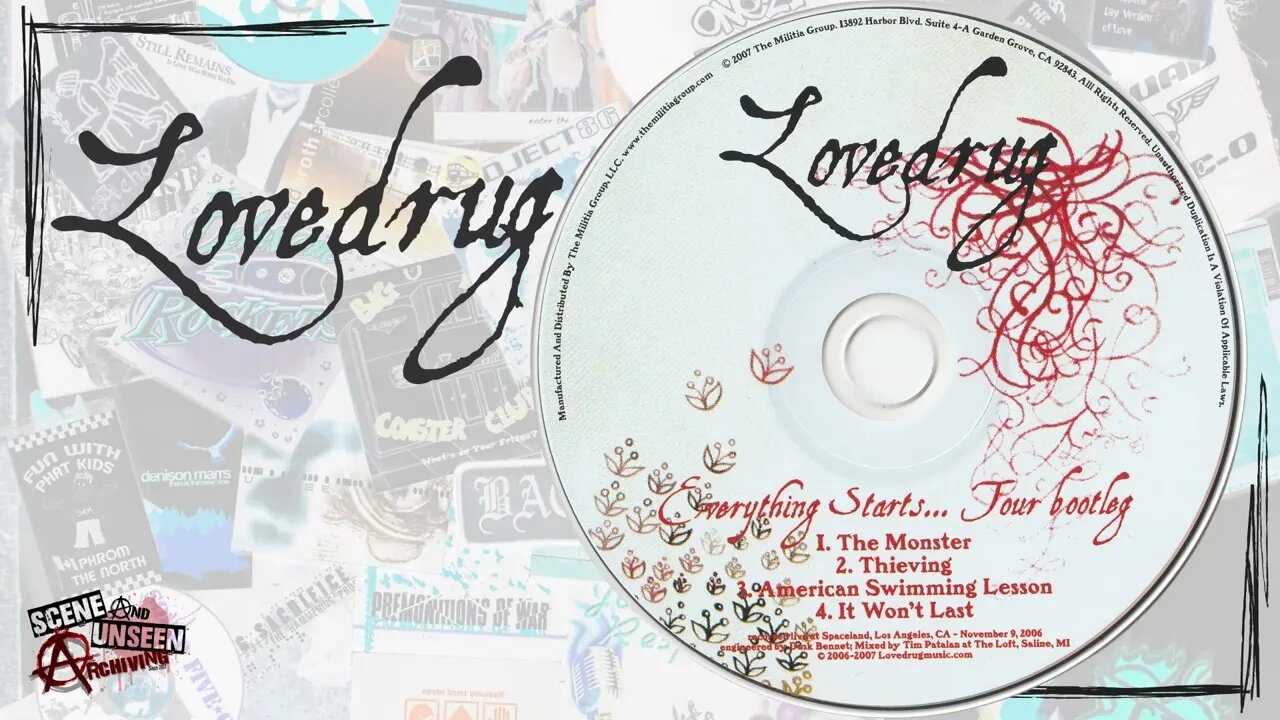 Lovedrug 💿 Everything Starts... Tour EP [Full Official CD]. Ohio Indie Rock on The Militia Group!