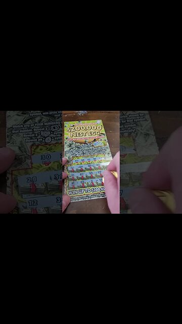 Egg Scratch Off Tickets Put To The Test!