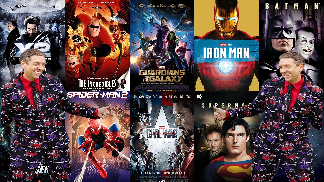 Gary Talks Episode 13: Top Ten Super Hero Movies