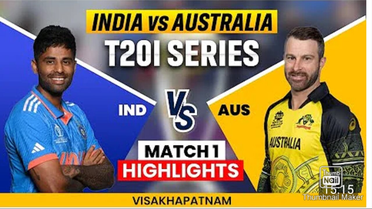 India vs australia T20 highlights 2023