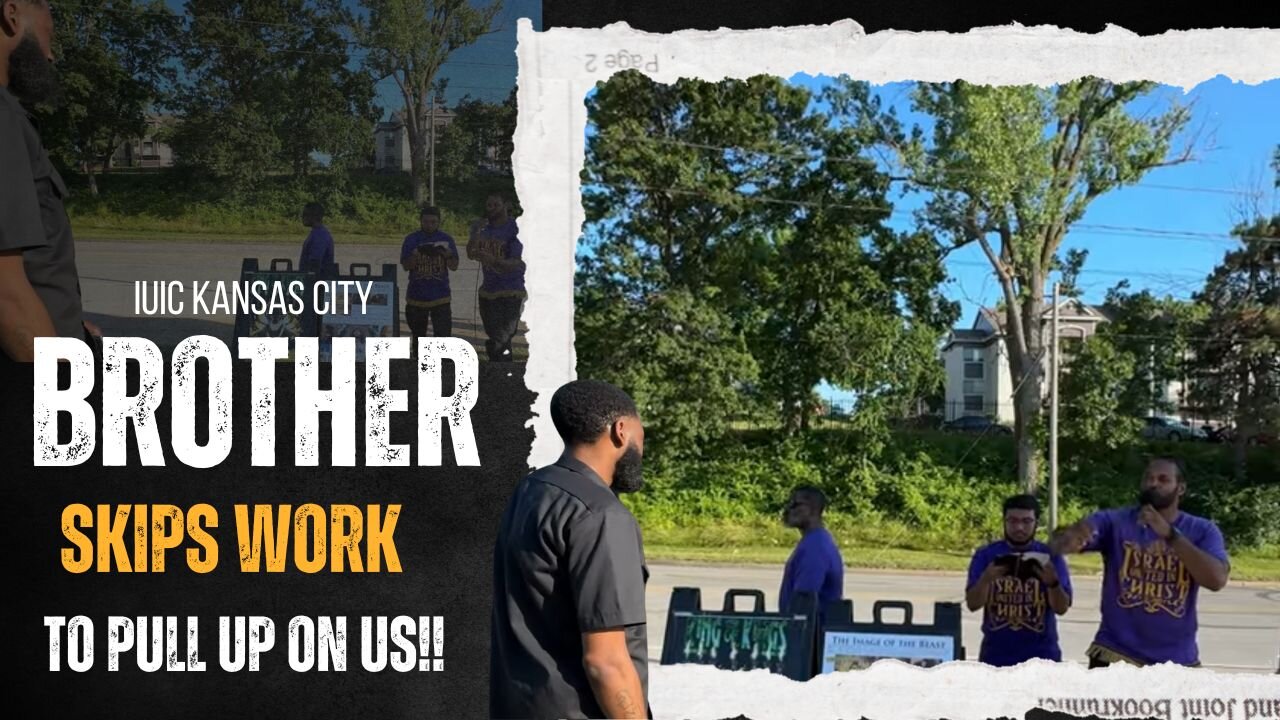 BROTHER SKIPS WORK TO PULL UP ON US!!